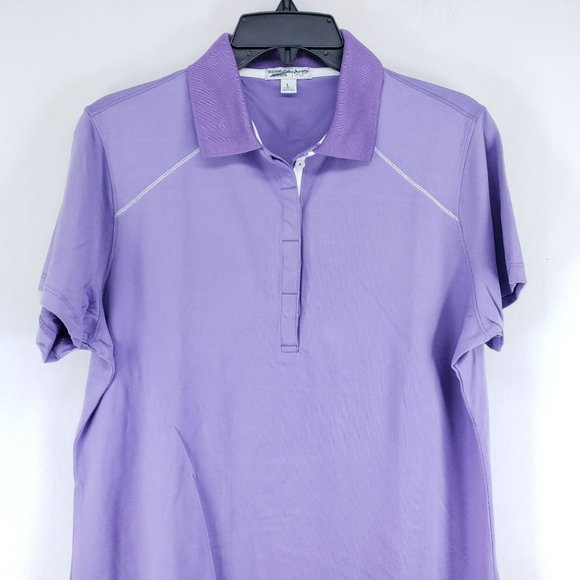 Bermuda Sands XP Golf Polo Women's Size Large Purple - Picture 2 of 7